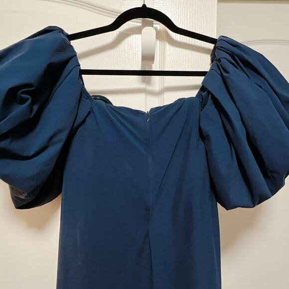 Caroline Constas Reyna Off-Shoulder A-Line Dress Size M - Picture 8 of 9